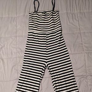 Wide Leg Stripe Jumpsuit